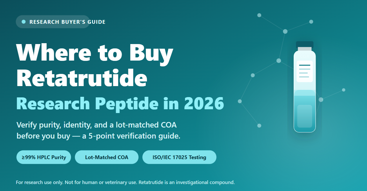 Where to Buy Retatrutide Research Peptide in 2026: What to Look For in a SupplierAbdominal Key